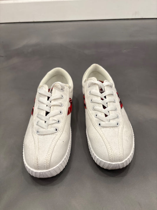 Tretorn Sneakers, White/red, 7, Used - Good