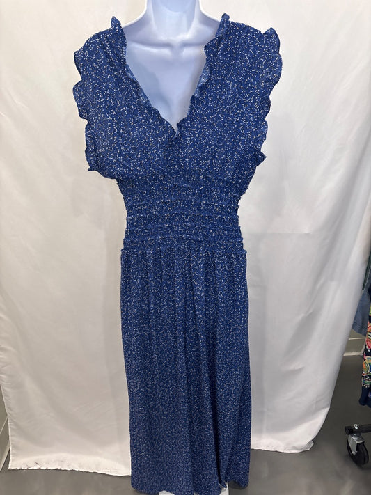 Max studio Jumpsuit, Blue multi, Large
