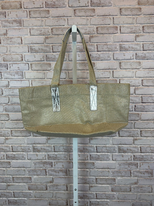 Michael Kors Tote, Straw/silver, One Size, Used - Good