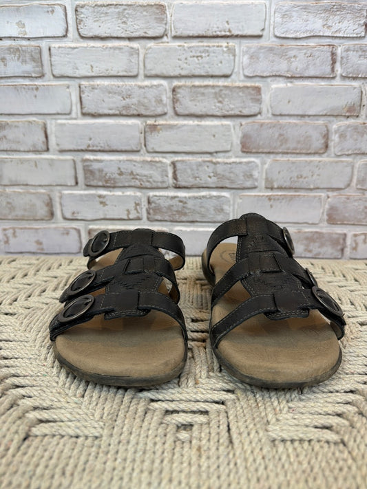 Taos Sandals, Black multi, 9, Used - Excellent