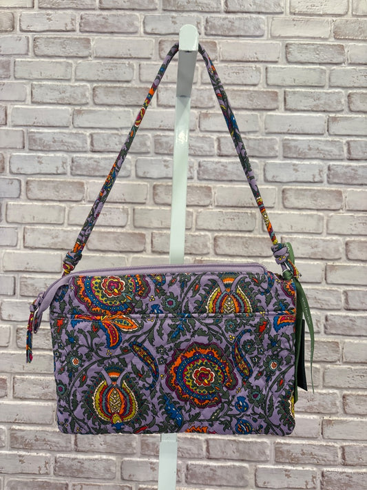 Vera Bradley Foxbury Crossbody Handbag, Purple multi, One Size, New With Tags