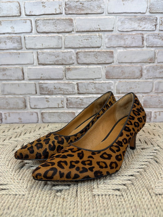 Clarks Heels, Leopard, 7, Used - Excellent