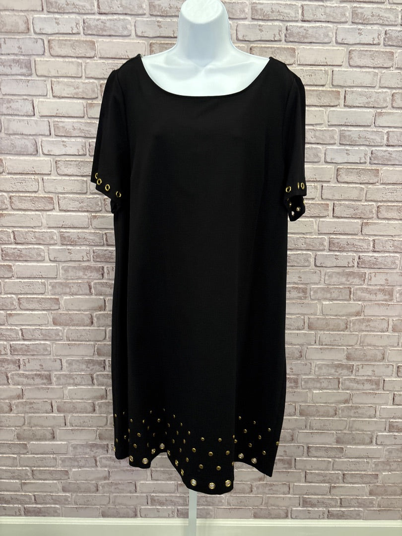 Roz & ali Dress, Black/Gold, XL, Used - Good