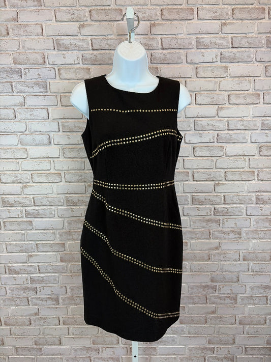 Calvin Klein Dress, Black/gold, 4, Used - Good