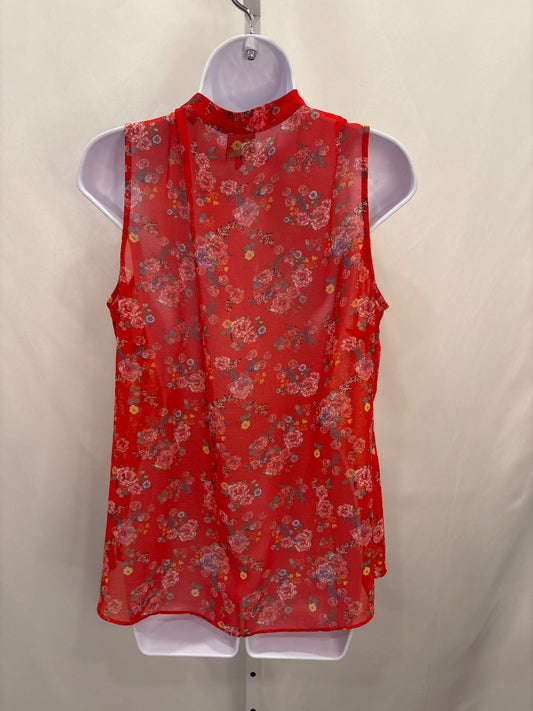 Cabi Shirt, Orange floral, Medium