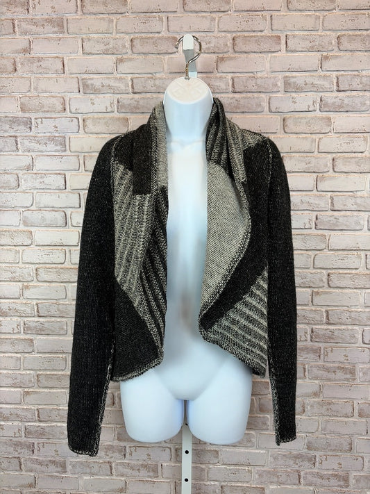 Cabi Cardigan, Black/white, Large, Used - Good