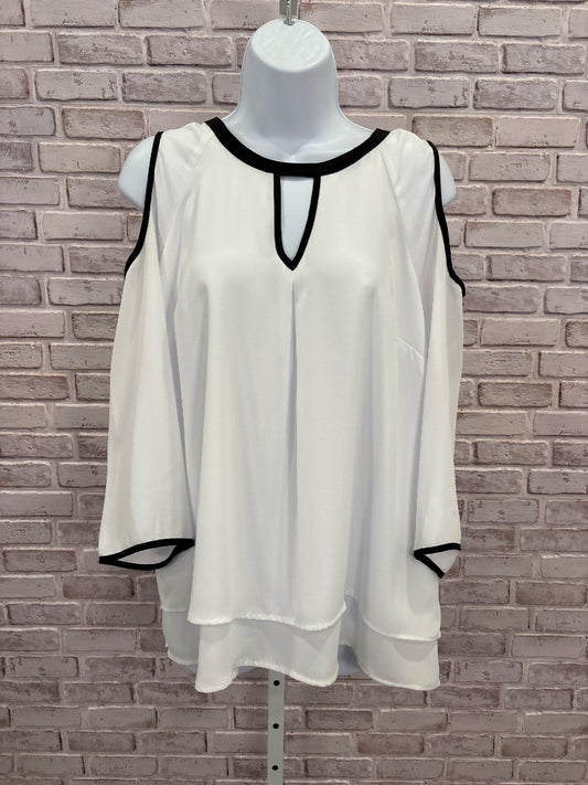 DR2 Shirt, White/black, Large, New With Tags