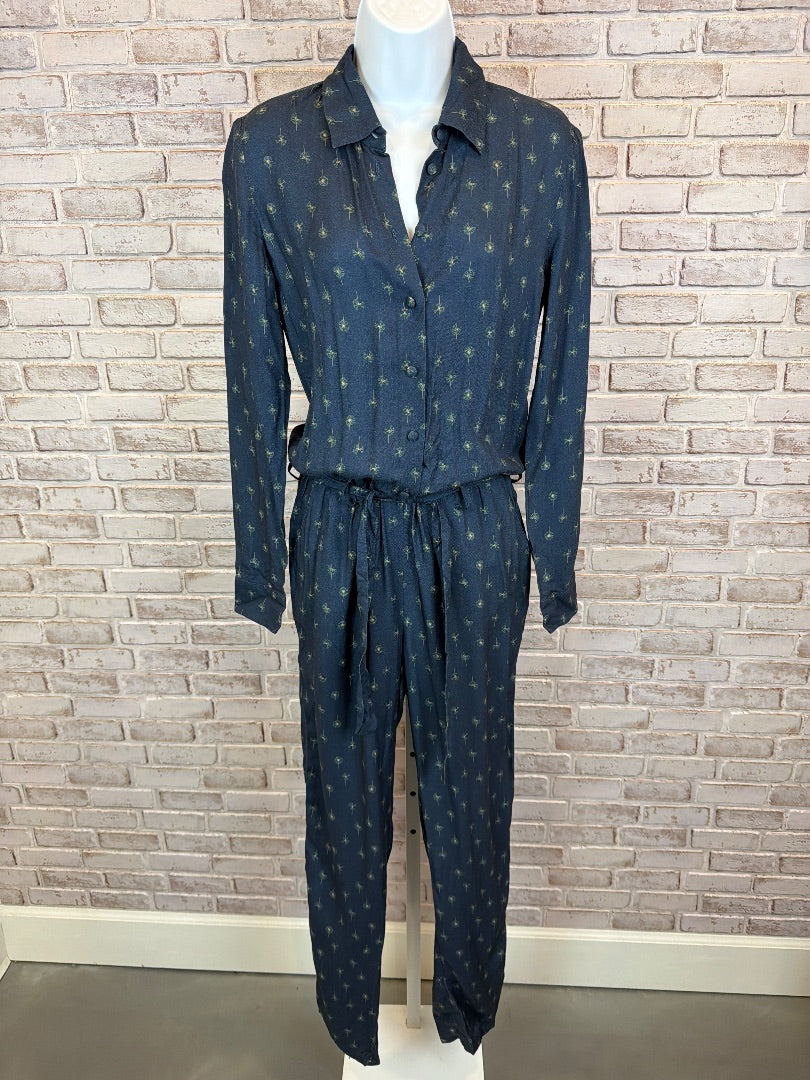 Cuisse De Grenouille Jumpsuits, Navy multi, 36, New With Tags