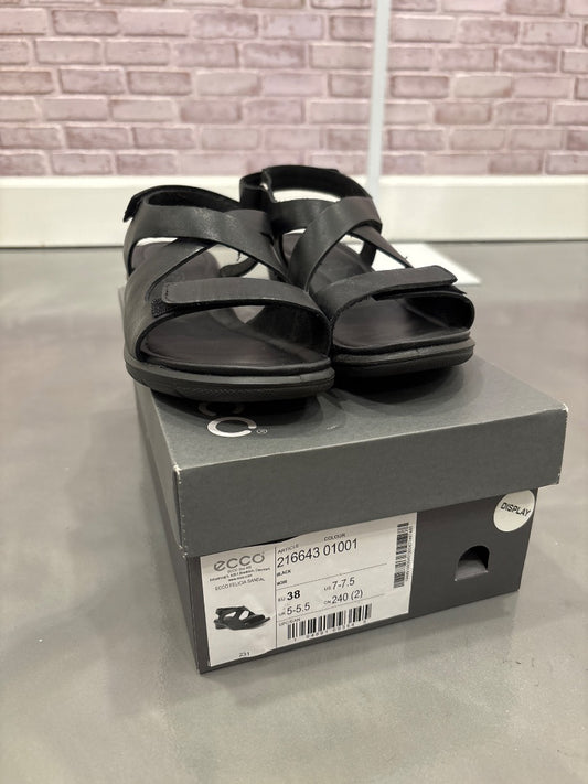 Ecco Sandals, Black, 7.5, Brand New