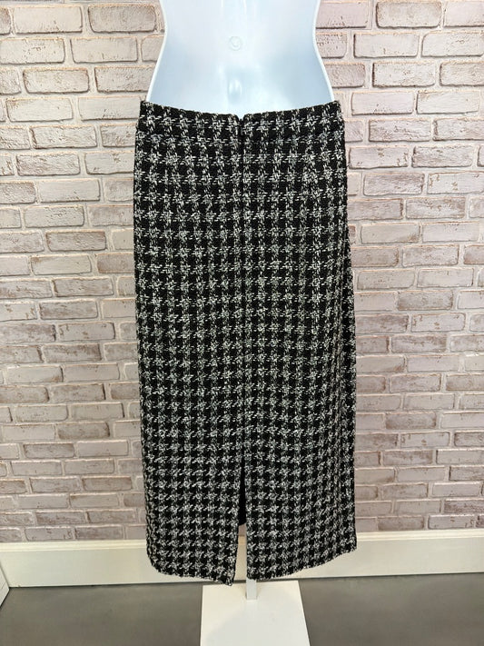 Halogen Skirt, Black/white houndstooth, 8, Used - Excellent