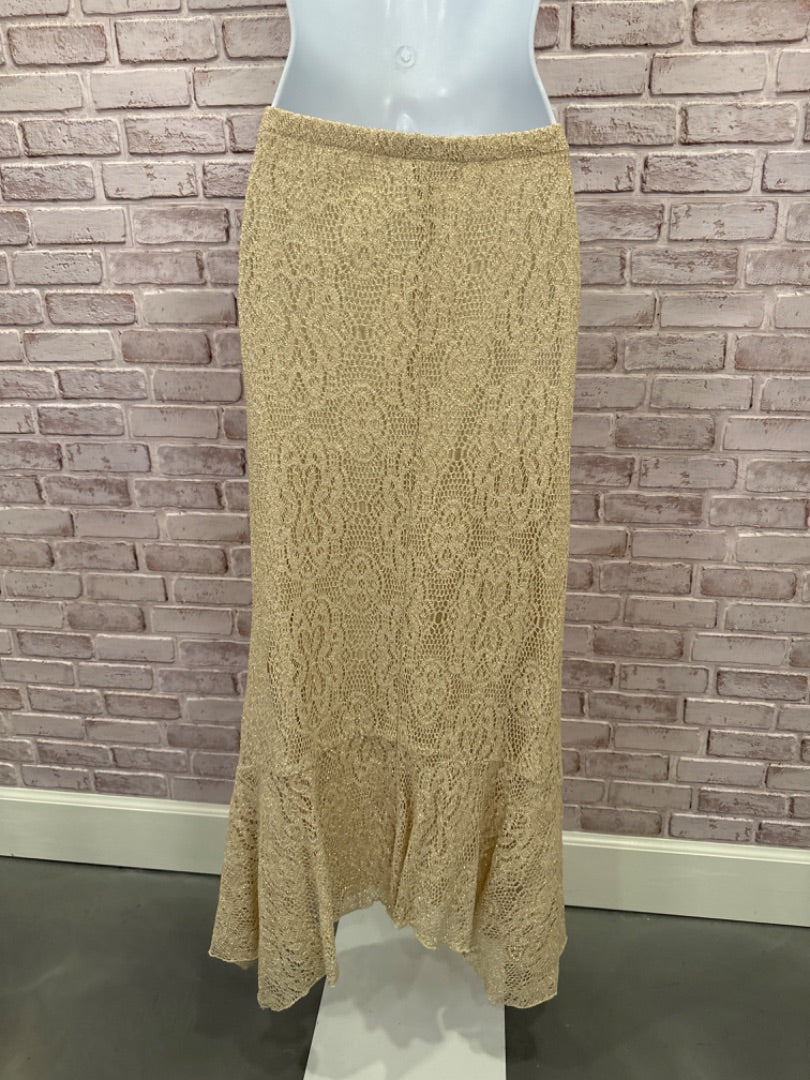 MSK Skirt, Beige/gold, XL, Used - Good