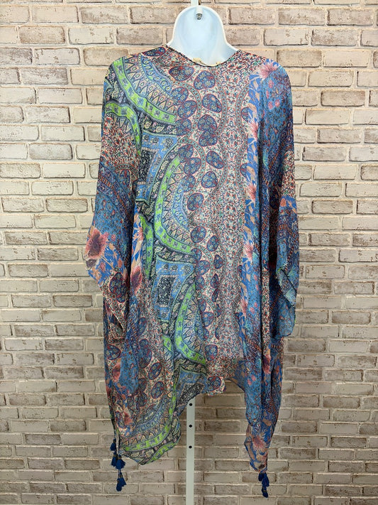 Soft Surroundings Duster, Multi, One Size, Used - Good