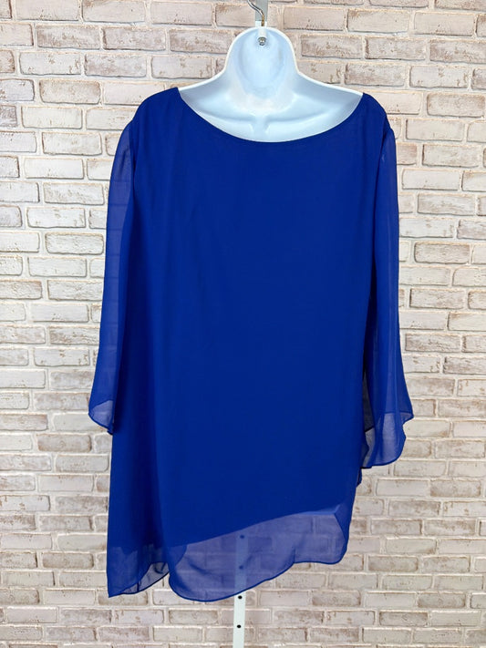 Chicos Shirt, Dark blue, 3, Used - Excellent