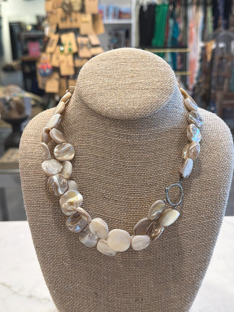 Silpada Necklace, Shell, One Size, Used - Good