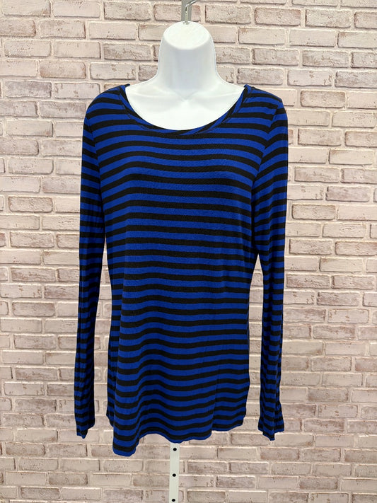 Cupio Shirt, blue/black stripes, XL, Used - Good
