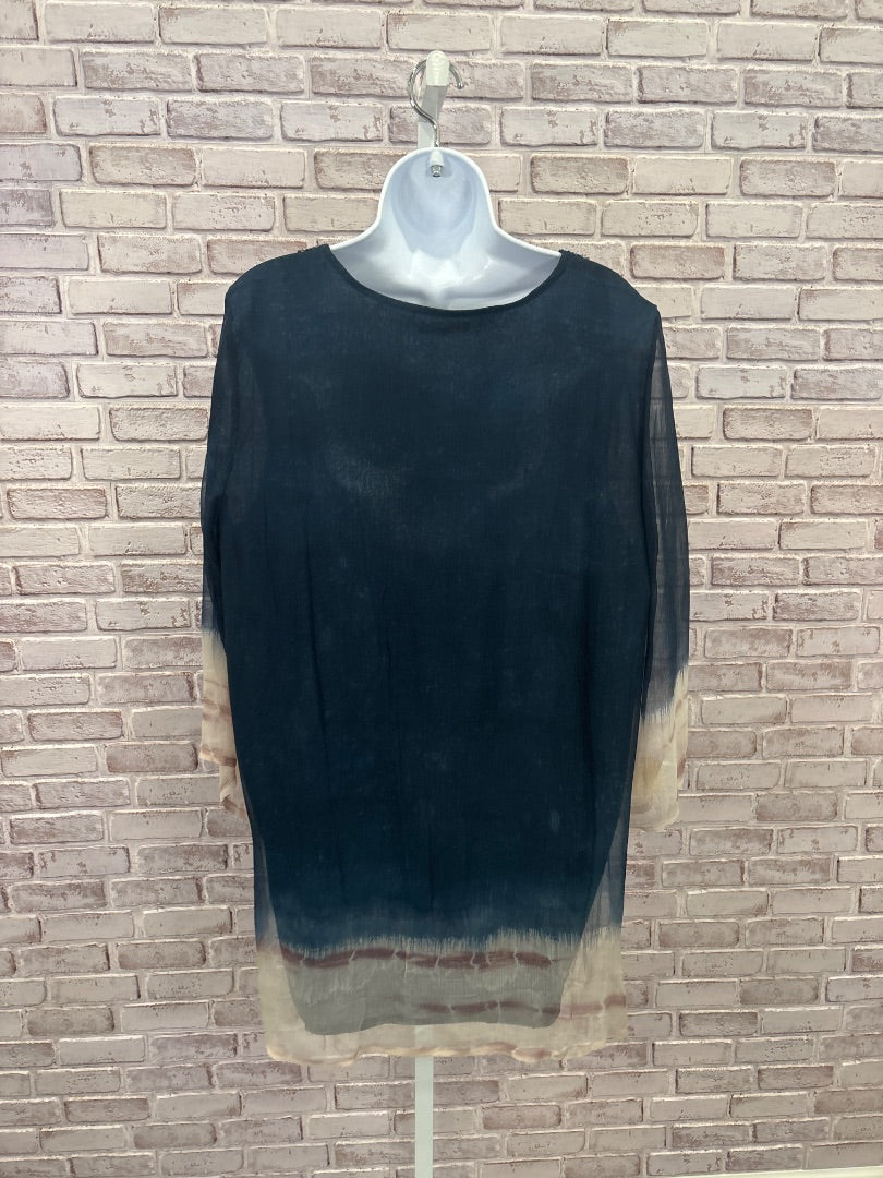 Novica Shirt, Teal multi, XXL, Used - Good