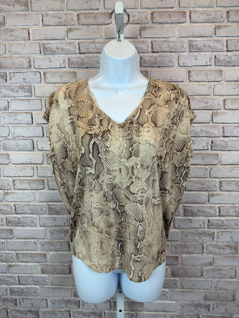 White House Black Market Shirt, Snakeskin, XS, Used - Excellent