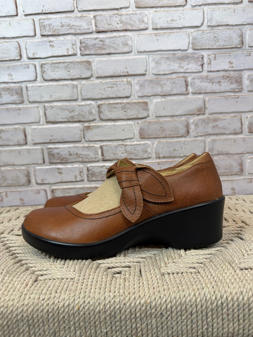 Alegria Leather Clogs, Brown, 41, Like New