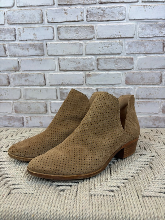Lucky Brand Booties, Tan, 9, Used - Good