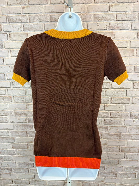 Oxknit Sweater, Brown/yellow/orange, Small, Used - Excellent