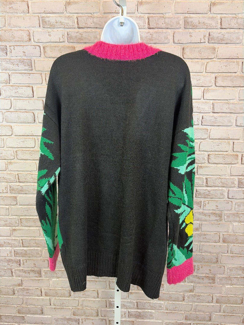 Holiday Time Cardigan, Multi, Large, Used - Excellent