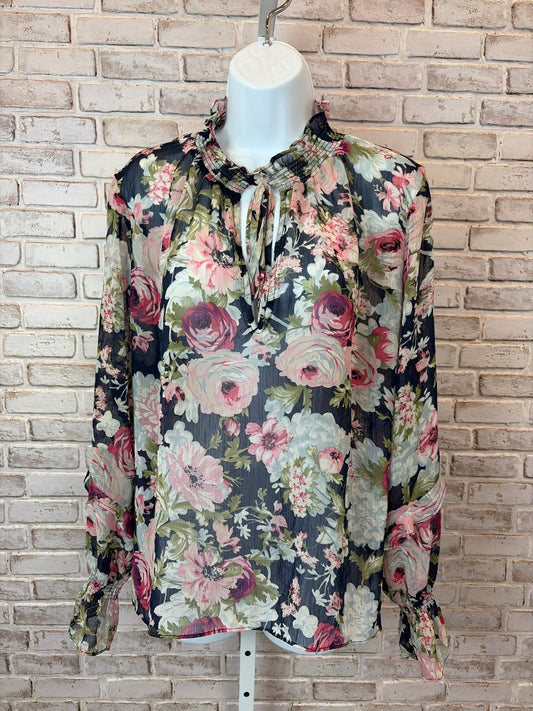 Fleur & Sonnet Shirt – Size Medium – Excellent Condition