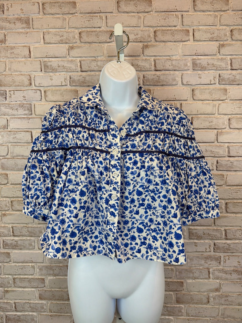 Maeve Shirt, Blue/white, XS, Used - Excellent