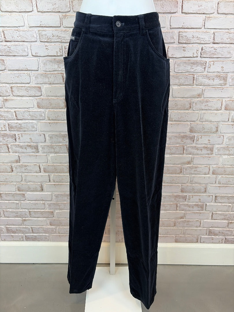 Ralph Lauren Velvet Pants, Midnight blue, 10, Used - Excellent