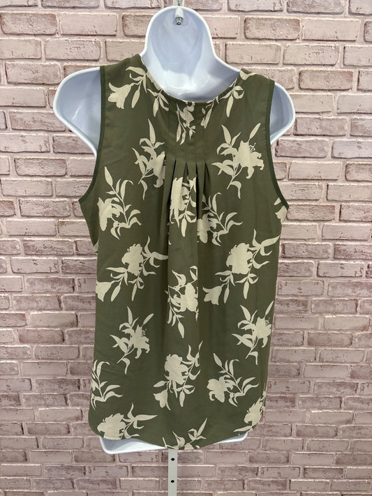 41 hawthorn Tank top, Green/beige, Medium, Used - Good