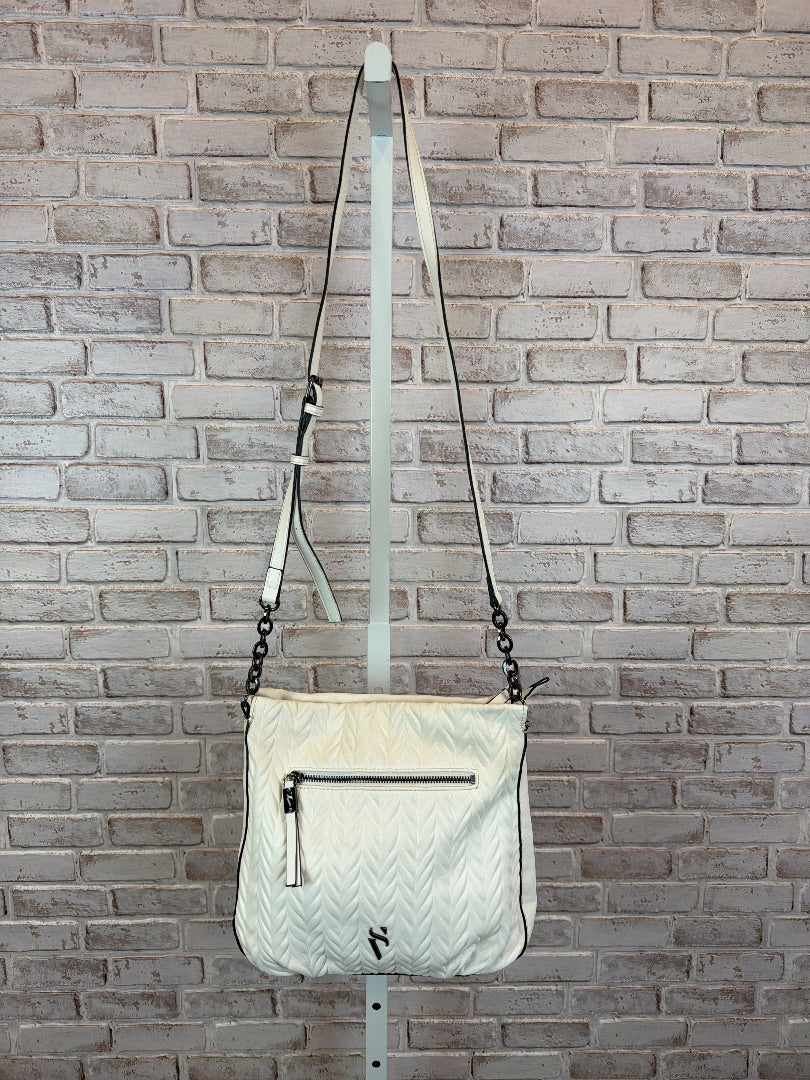 Simply Vera Crossbody, White, One Size, Used - Good