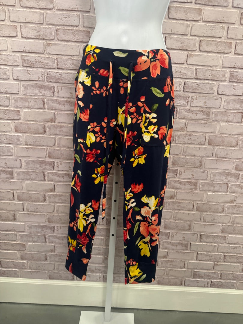 Grace & Lace Pants, Navy floral, Large, Used - Good