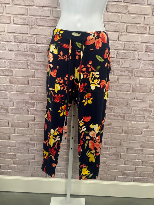 Grace & Lace Pants, Navy floral, Large, Used - Good
