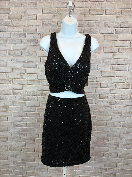 Ellie Wilde Mon Cheri Matching Clothing Set, Black, 10, New With Tags