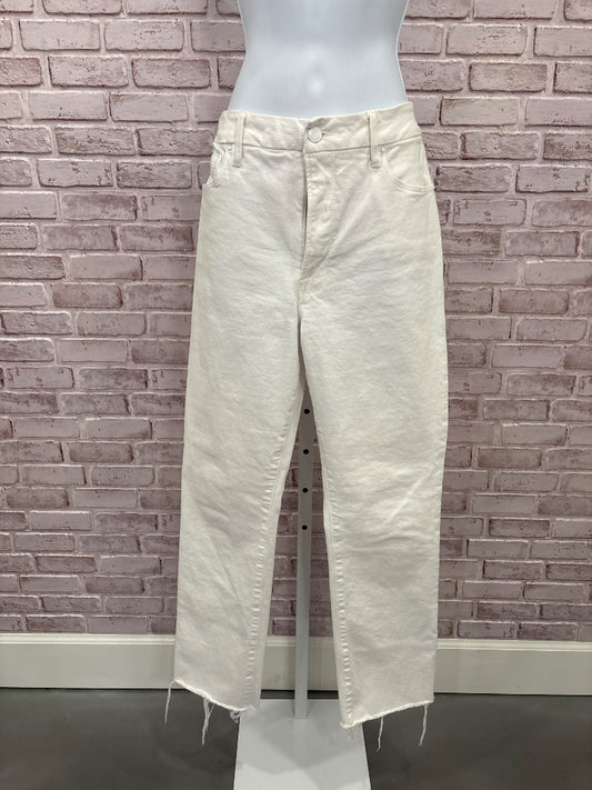Good American Jeans, White, 10, Used - Good