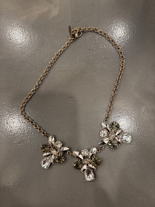 White House Black Market Necklace, Silver, One Size