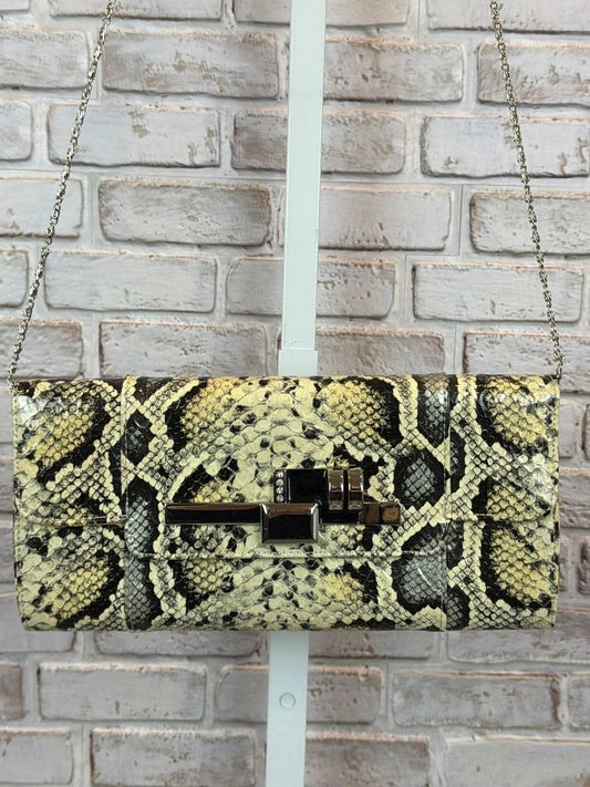 Far Nine Bag - Clutch – Far Nine Clutch, Snakeskin, One Size, Used - Excellent