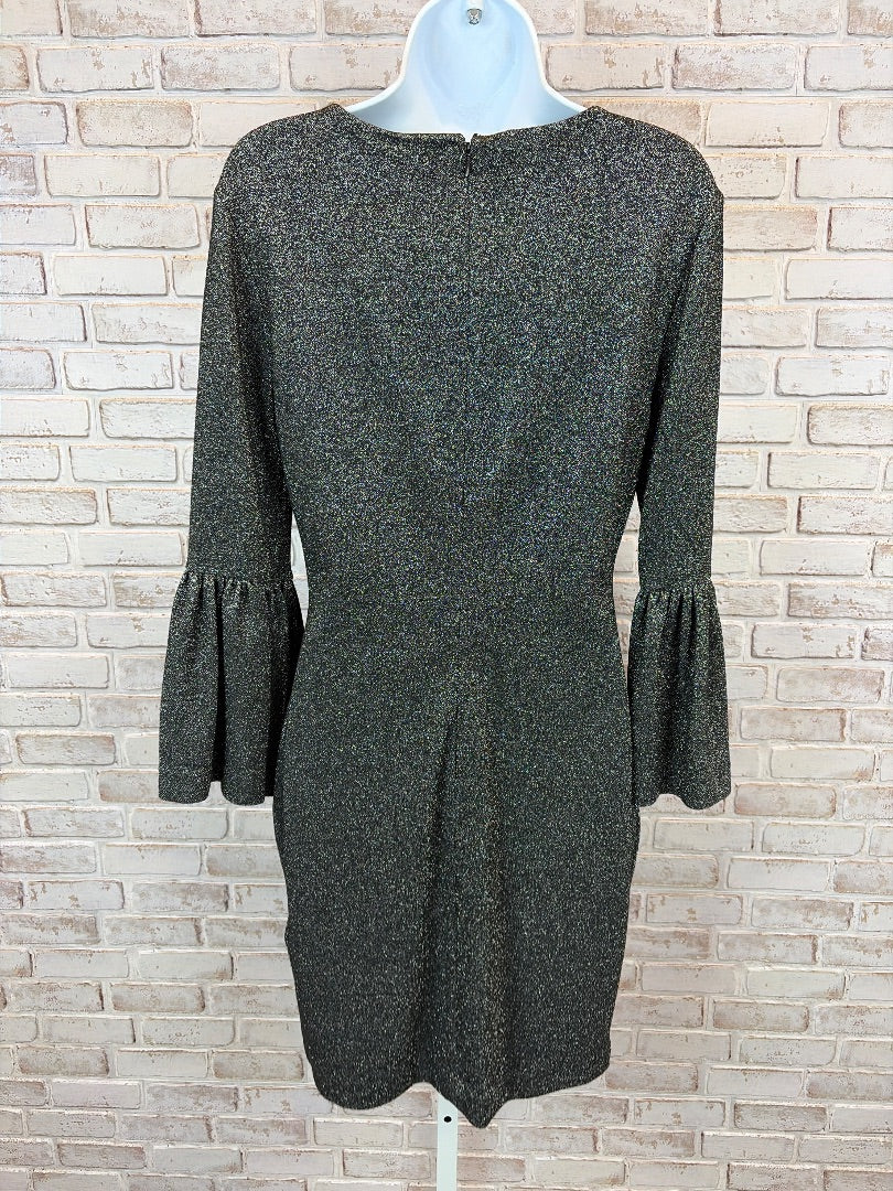 Ted Baker Dress, Black/silver, 3, New With Tags