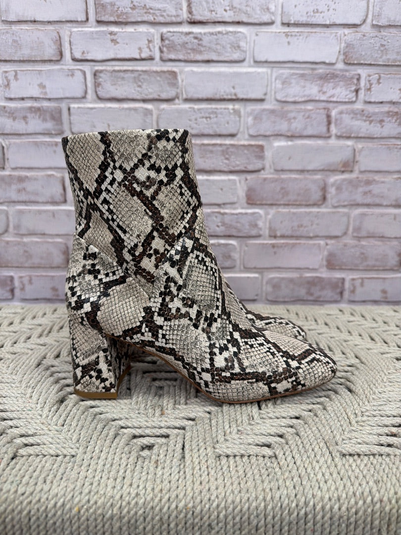 Nordstrom Rack Booties, Snakeskin, 5.5, Used - Good
