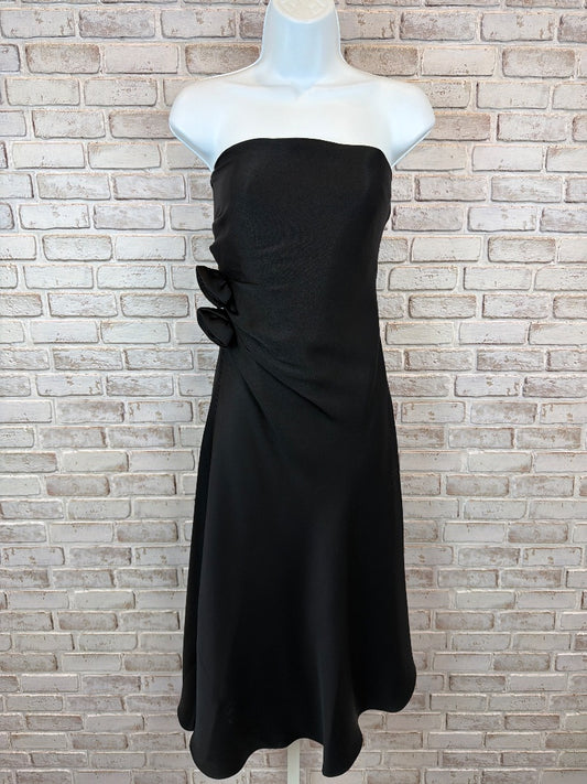 Banana Republic Strapless Silk Dress, Black, 8, Used - Excellent