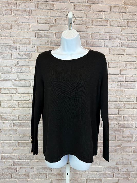 Chicos Shirt, Black, 1, Used - Good