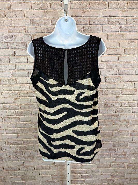 Cabi Tank, Beige/black, Small, Used - Good