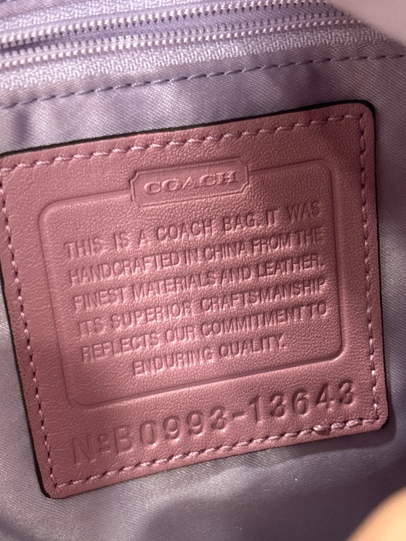 Coach Handbag, Mauve, One Size, Used - Good