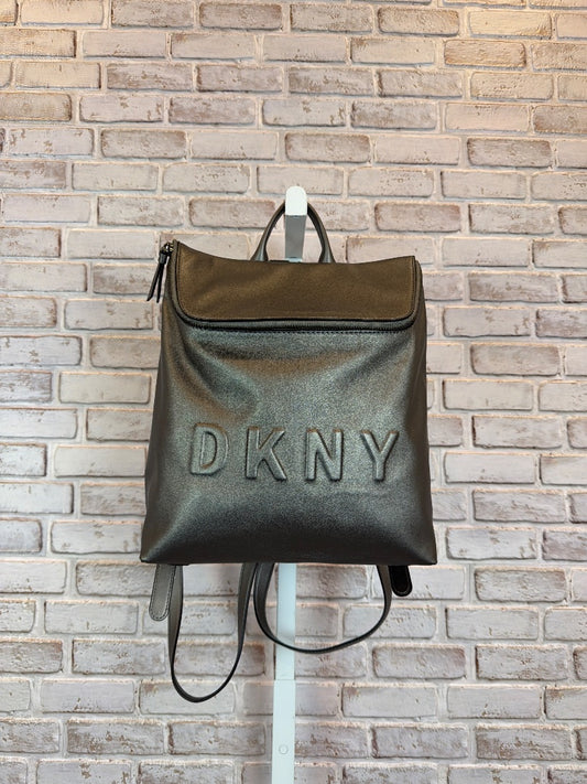 DKNY Backpack, Silver, One Size, Used - Good