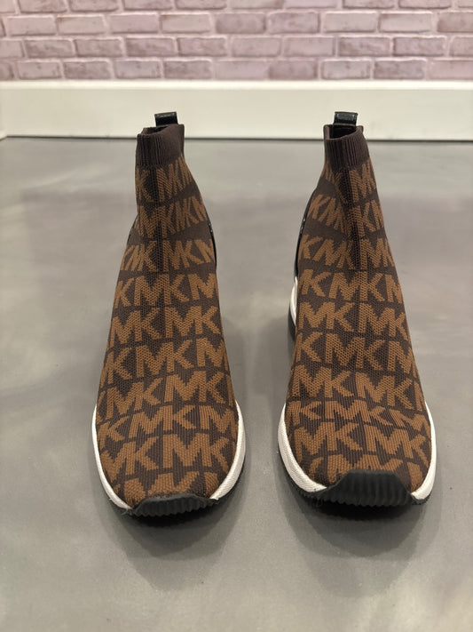 Michael Kors Sneakers, Brown monogram, 8, Used - Good
