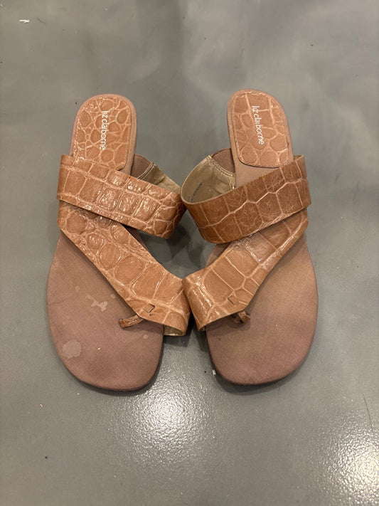 Liz Claiborne Heels, Tan, 10