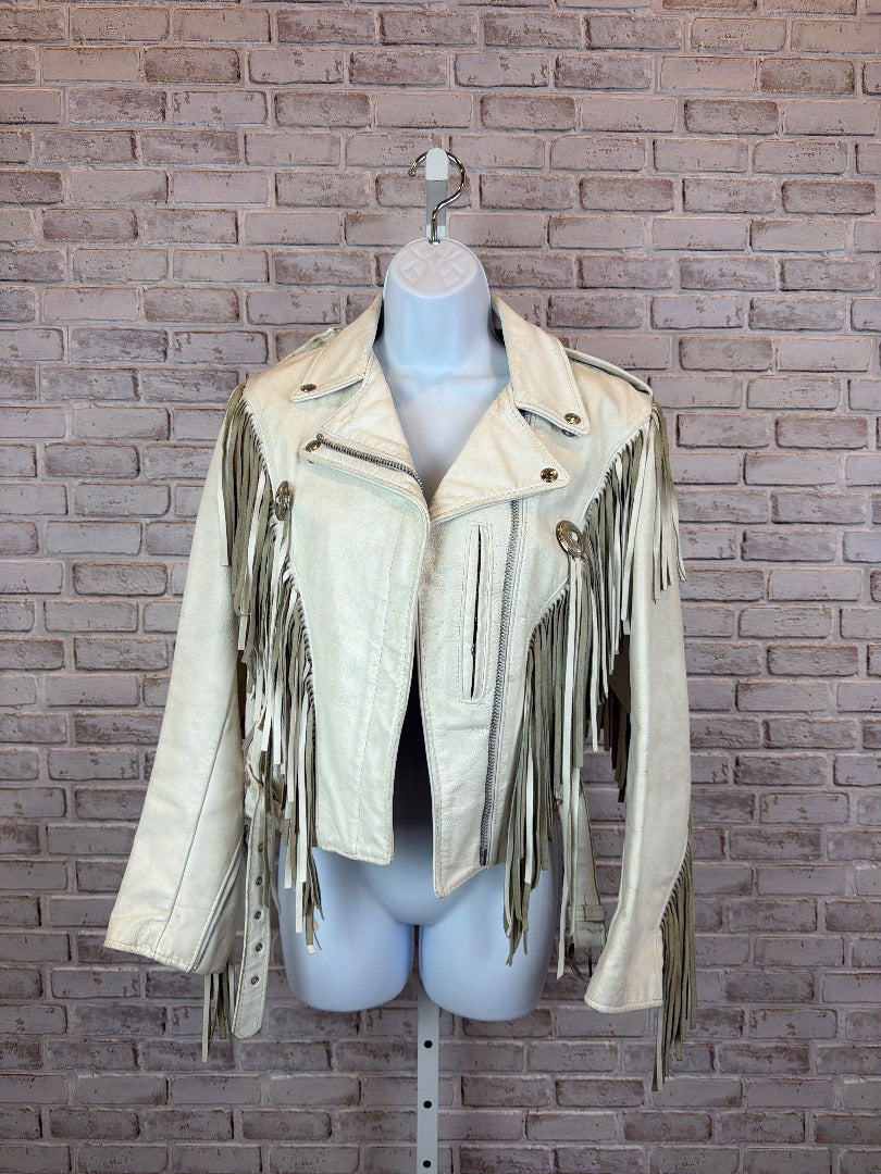 DUR O JAC Jacket, White, 8, Used - Good