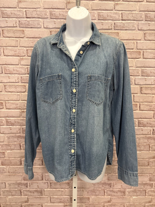 J. Crew Shirt, Denim, 12, Used - Good