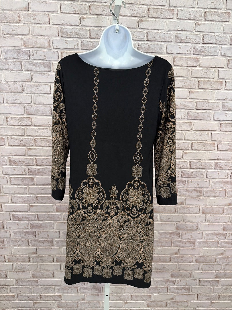 Enfocus Dress, black/brown, 8, Used - Good