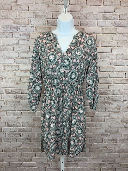 Loft Dress, Green/pink multi, Small, Used - Good