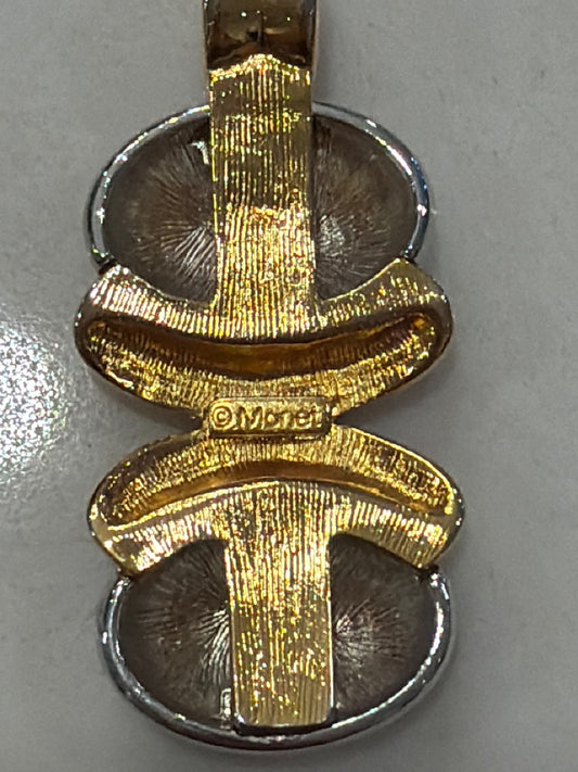 Monet Pendant, Silver/gold, One Size, Used - Excellent